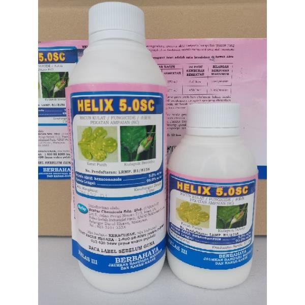 New Promo 1l Racun Kulat Helix 5 0sc Hexaconazole Hawar Daun Pokok