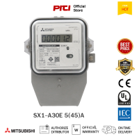 Mitsubishi มิเตอร์ไฟฟ้า รุ่น SX1-A30E 5A(45A) 220V 1เฟส มิเตอร์อิเล็กทรอนิกส์ สแตนด์อโลน