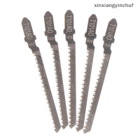 ⚙️[xinxiang] 5pcs T101AO HCS T-Shank จิ๊กซอว์ใบมีดโค้งตัดเครื่องมือสำหรับเลื่อยพลาสติกไม้