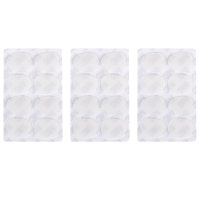 24Pcs Alto/Tenor Saxophone Sax Mouthpiece Patches Pads Cushions 0.8mm---Translucent