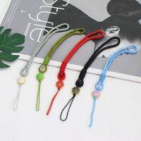 Colorful Nylon Lanyard Keychain Personalized Braided Phone Charm Universal Strap Functional Waist Rope for Bags Decorative Phone Charms