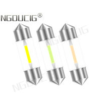 NGOUCIG 1x C10W 31มิลลิเมตรพู่ห้อย Led 36มิลลิเมตร39มิลลิเมตร41มิลลิเมตร SV8.5หลอดไฟโดม C5W ประตูลำต้นอ่านแต่งหน้าสัญญาณโคมไฟรถ12โวลต์มหาดไทยแสง