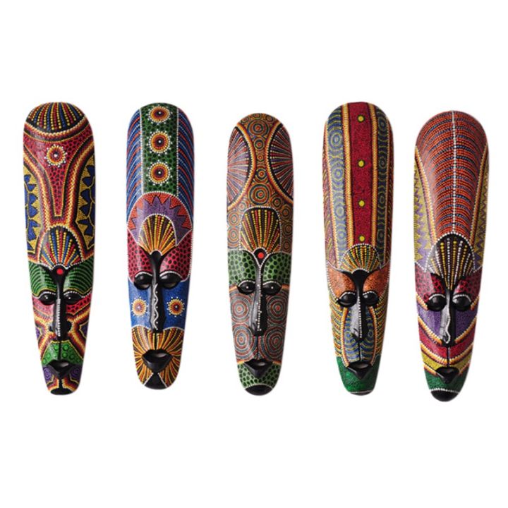 wooden-mask-wall-hanging-solid-wood-carving-painted-facebook-wall-decor-bar-home-decorations-african-totem-mask-crafts