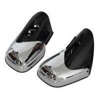 Black &amp; Chrome Motorcycle Rearview Side Mirrors Fits for-BMW K1200 K1200LT K1200M 1999-2008