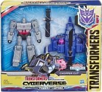 Transformers Toys Cyberverse Spark Armor Megatron Action Figure - Combines with Chopper Cut Spark Armor Vehicle to Power Up