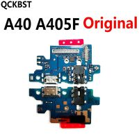 สําหรับ Samsung A40 A405F Micro USB Charger Dock Connector พอร์ตชาร์จ ไมโครโฟน Flex Cable อะไหล่ทดแทน