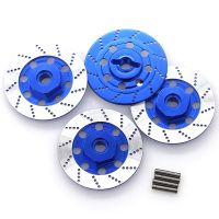 4PCS Metal Brake Disc Wheel Rim Box Metal Hex Adapter 12mm for 1/10 Sakura D4 On-Road Racing RC Car Parts