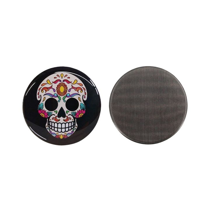 new-black-skull-golf-ball-marker-hat-clip-magnet-alloy-golf-mark-magnetic-cap-clip-halloween-cool-design-accessories-drop-ship