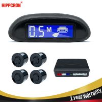 Hippcron Parking Sensor For Car With Auto Parktronic Reverse LED Monitor 4 Sensors Radar Detector System Backlight Display