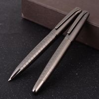 Luxury Heavy Feel Metal Ballpoint Pens School Business Office Signature Roller Pen Writing Ballpen Student Stationery Supplies Pens