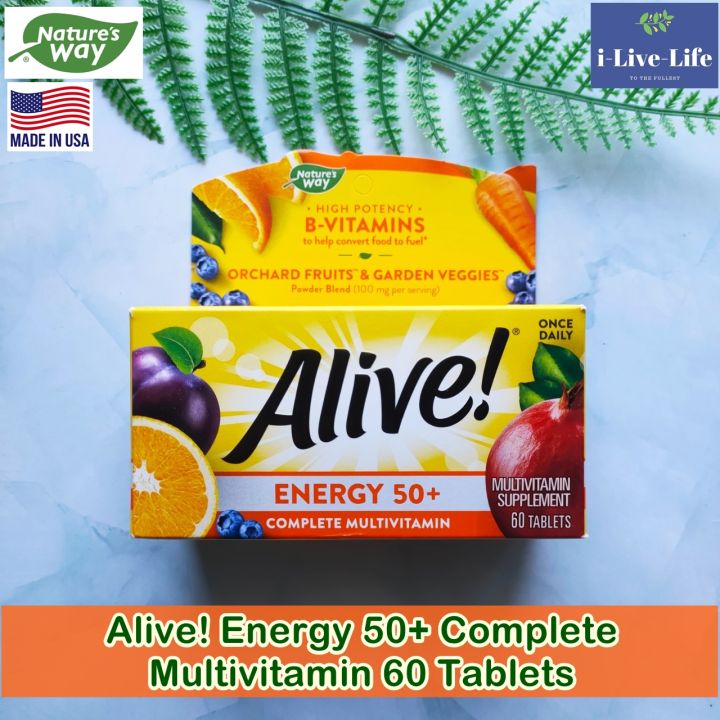 วิตามินและแร่ธาตุรวม-สำหรับวัย-50-ปี-ขึ้นไป-alive-energy-50-complete-multivitamin-60-tablets-natures-way