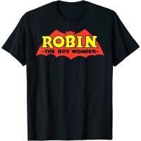 [S-5XL] เสื้อยืด พิมพ์ลายโลโก้การ์ตูน Robin The Wonder Classic สไตล์เกาหลี ระบายอากาศ สวมใส่สบาย  8KV4