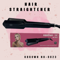 RBROWN เครื่องหนีบผมตรงไฟฟ้า รุ่น NH-8823  ตัวเครื่องสีดำ หนีบผมตรง ทำความร้อนเร็ว (มีสินค้าพร้อมส่ง)