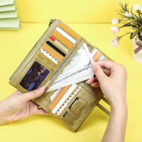 ContactS Genuine Leather Wallet Women Long nd Female Wallets Phone Clutch Bag Fashion Ladies Purse Coin Card Holder