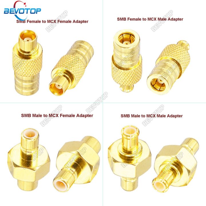 2pcs-lot-4-type-smb-to-mcx-rf-adapter-connectors-dba-car-aerial-adapter-mcx-to-smb-for-dab-car-aerial-radio-kenwood-gold-plated