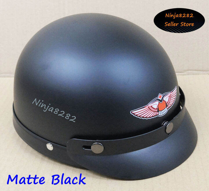 *Ready Stock* Design MHR Half Cut Helmet Steng Helmet Kura Matte