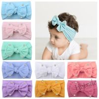 【hot sale】㍿ C05 Cute Imitation Pearls Bows Baby Headband Elastic Hairband Hair Accessories