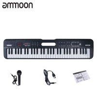 [ammoon]61 Keys Digital Electronic Keyboard / Piano With Microphone,USB Cable,User Manual