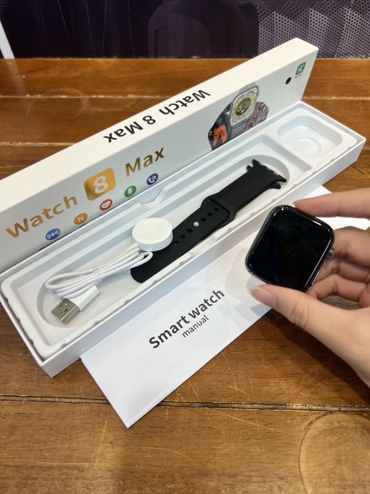 นาฬิกา-watch-8-max-นาฬิกา-smartwatch-สัมผัสได้เต็มจอ-รองรับภาษาไทย-นาฬิกาข้อมือ-โทรได้-ฟังก์ชั่นครบ-พร้อมส่ง