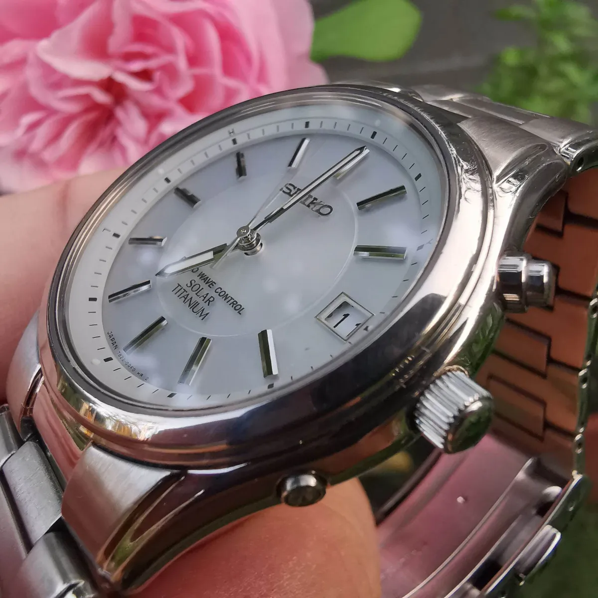 Đồng Hồ Nam Si Nhật ?✨ SEIKO Solar - Radio Wave Control - Titanium - 7B22  - 0AD0? Kính Sapphire ?Chống nước ? mét ( 10 Bar ) . Size 38 mm . Size  dây 19 cm ✨?  