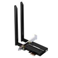 CF-AX181 Pro WiFi 6E PCIe การ์ดเครือข่ายไร้สาย3000Mb Tri-Band (6G/5.8G/2.4G) BT5.2 MU-MIMO,รองรับ Win 10 64bit Linux