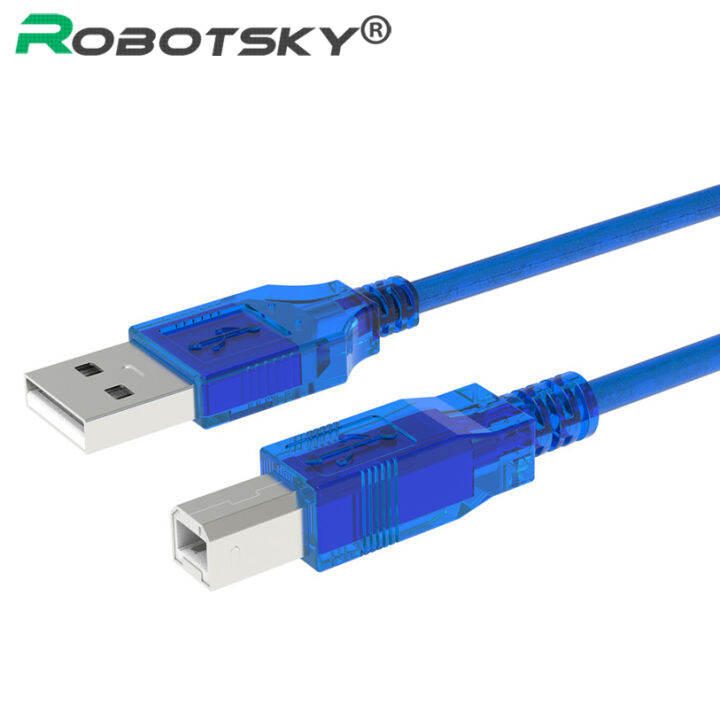 Speed USB 2.0 Scanner Printer Cable Type A Male to Male Sync Data