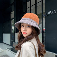 Women winter Fisherman Hat Korean fashion new wool knitting basin hat Panama art versatile bucket Hat girl visor fedora hat