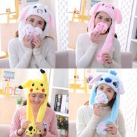 Cute led Rabbit Ear Cap topi Kids Girls Hat Plush Toy Bunny Hat Fashion Girls Gifts