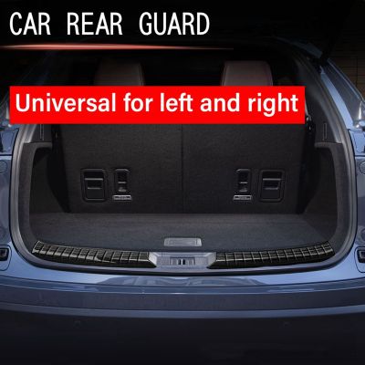 Car Trunk Door Guard Strips Sill Plate Protector Rear Bumper Guard Trim Cover Strip for Mazda CX9 CX-9 2022+