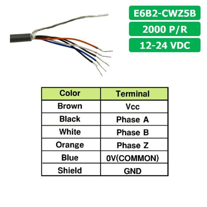 1ชิ้น-e6b2-cwz5b-2000p-r-12-24vdc-โรตารี่เอ็นโค้ดเดอร์-rotary-encoder-incremental