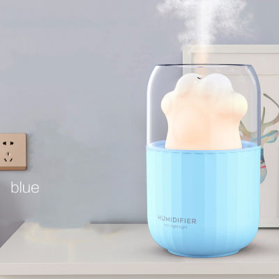 New Portable Mini Humidifier USB Creative Cat Claw Colorful Night Light Small Home Desktop Air Humidifier Creative Night Light