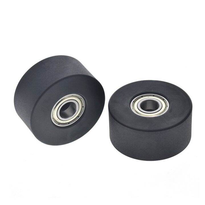 guide wheel PU polyurethane silent guide wheel double bearing rolling
