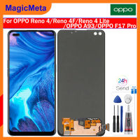 MagicMeta จอแสดงผล OLED สำหรับ OPPO Reno 4/Reno 4F/Reno 4 Lite/OPPO A93 /Oppo F17 Pro LCD หน้าจอสัมผัส Lcd ประกอบสำหรับ OPPO Reno 4 Reno 4F Reno 4 Lite A93 OPPO F17 Pro LCD