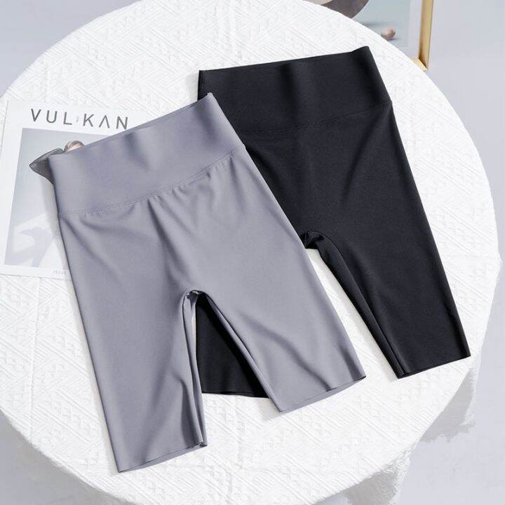 the-new-uniqlo-no-embarrassment-line-five-point-three-point-sharkskin-leggings-women-outerwear-hip-lifting-slim-elastic-sports-yoga-shorts