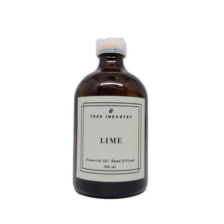 น้ำมันหอมระเหย-มะนาว-สำหรับปรับอากาศ-lime-essential-oil-reed-diffuser