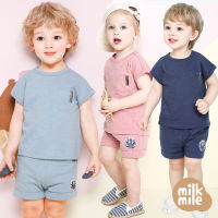 [MILKMILE]ชุดเด็ก เสื้อยืด และ กางเกงขาสั้น [Korea Brand] T-Shirt + Pants Set / MOPUSE03