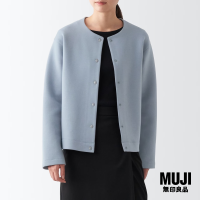 มูจิ เสื้อเสวตคาร์ดิแกน ผู้หญิง - MUJI Double Knitted Sweatshirt Cardigan