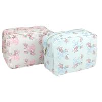 【cw】4 Sizes Cosmetic Bag Pink Blue Printed Bow Cosmetic Bag Waterproof Ladies Nylon Cosmetic Organizer S M L XL