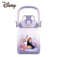 Disney 1l Children s Water Bottle Cute School Drinking Cup with Straw