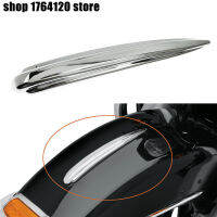 【SALE】 รถจักรยานยนต์พลาสติก ABS Chrome ด้านหน้า Fender Trim Fit สำหรับ Harley FLD 2012-2016 Softail 1986-2016 2017 Touring Trike 84-Up