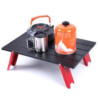 Mini Folding Camping Table Desk Ultralight Aluminum Alloy Picnic Folding Table for Outdoor BBQ