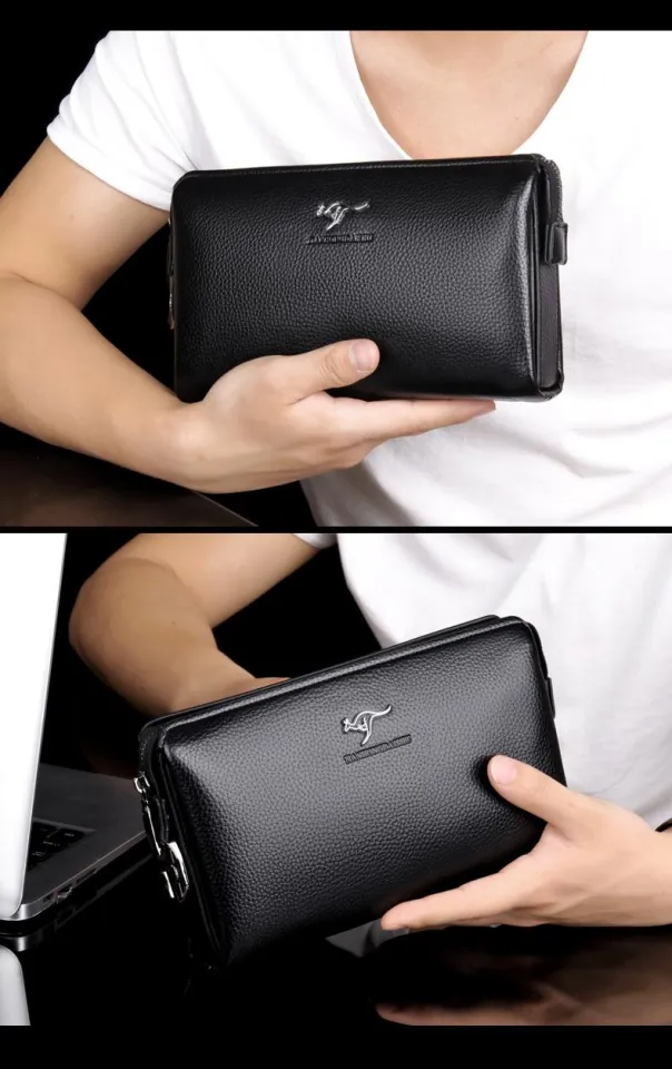 Wholesale CinzKrtm Brand Luxury Men Clutch Bag With Wristband Big Capacity  Leather Hand Bag Anti-theft Password Lock Male Business Purse From  m.