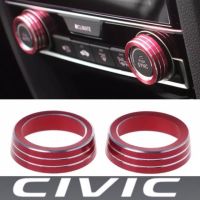 ครอบปุ่มแอร์ Civic FC FK 2016-ปัจจุบัน (1 ชุด มี 2 ชิ้น)