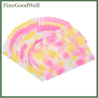 FineGoodWell 100X แฟชั่นหลายสี dot Cookies ถุงบรรจุภัณฑ์ cellophane FLAT Pastry bags