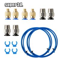 [hot] Bowden PTFE Tubing 2x4MM 1.75mm With PC4-M6 Fittings PC4-M10 Pneumatic for Creality Ender 3/3 Pro CR-10/10S Printer