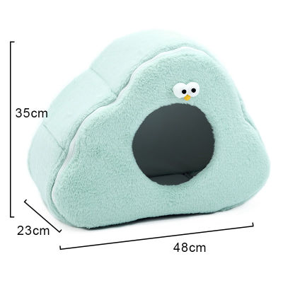 HOOPET Pet Dog Cat House Deep Sleep Comfort in Winter Cat Bed Little Mat Basket for Cat‘s House Winter Warm Bed for Cat