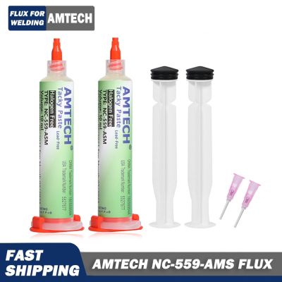 ♤☍ AMTECH NC-559-ASM Flux No Clean Nc 559 Soldering Flux SMD BGA Reballing Welding Flux Amtech Welding Flow Needles Rework Tools