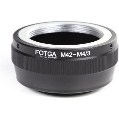 FOTGA Focus Foto Adapter Ring for M42 42mm Screw Mount Lens to Olympus Pen and Panasonic Lumix MFT M4/3 Mount Mirrorless Camera