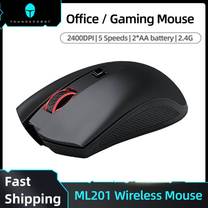 ThundeRobot ML201 Wireless Professional Mouse Gamer 2400DPI 5 Buttons 2 ...