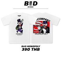 เสื้อยืดผ้าฝ้ายเสื้อยืดผ้าฝ้าย Badcompany.th เสื้อยืดสกรีนลาย "mono"